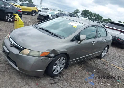 2008 Honda Civic Lx z USA, uszkodzony, nr VIN 2HGFA16578H303060